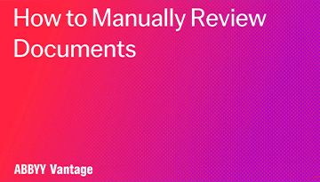Vantage Document Review Client